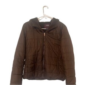 Brown Bubble Coat (jacket)